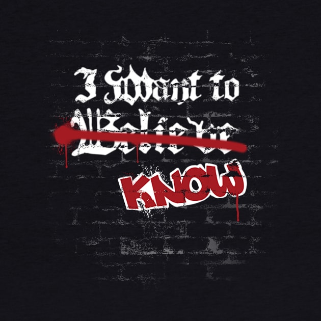 I want to know by hereticwear